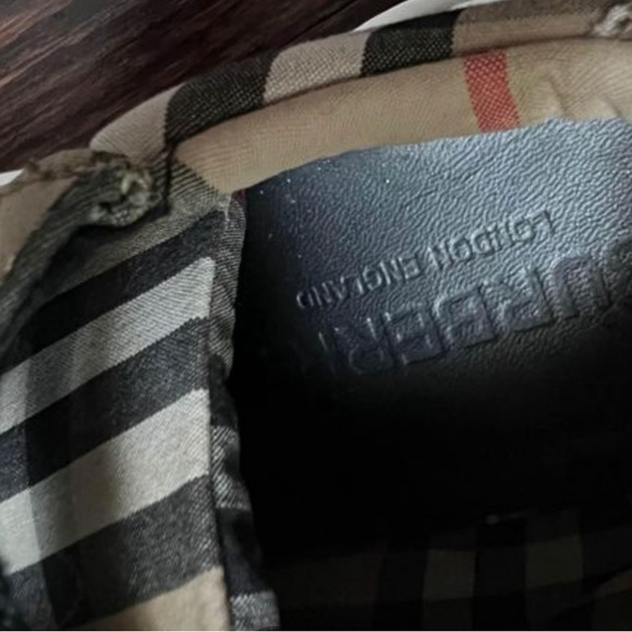 BURBERRY Regis Women’s Sneakers, 100% Cotton Fabric | SIZE 37.5 | Authentic - Picture 8 of 8